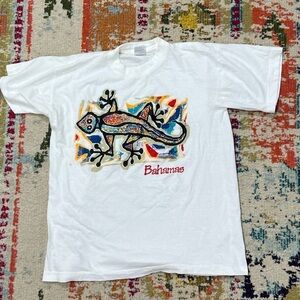 Vintage 1980s Bahamas Travel Tourism Destination 80s Tee Tshirt